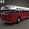 GM Old Look transit bus 1953 3d model