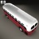GM Old Look transit bus 1953 3d model