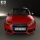 Audi A1 sportback 2012 3d model