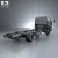 Hino 300-616 Chassis Truck 2007 3d model