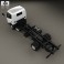 Hino 300-616 Chassis Truck 2007 3d model