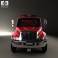 International Durastar Fire Truck 2002 3d model