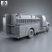 International Durastar Fire Truck 2002 3d model