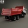 Volkswagen Constellation Tipper Truck 2011 3d model