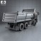 Volkswagen Constellation Tipper Truck 2011 3d model