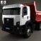 Volkswagen Constellation Tipper Truck 2011 3d model
