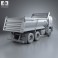 Volkswagen Constellation Tipper Truck 2011 3d model