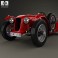 Aston Martin 2-Litre Speed Model 1939 3d model