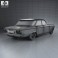 Chevrolet Corvair sedan 1960 3d model