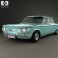 Chevrolet Corvair sedan 1960 3d model