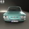 Chevrolet Corvair sedan 1960 3d model