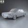 Chevrolet Corvair sedan 1960 3d model