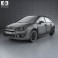 Citroen C4 hatchback 2008 3d model