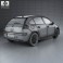 Citroen C4 hatchback 2008 3d model