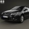 Citroen C4 hatchback 2008 3d model