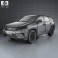 Lexus RX F-sport hybrid 2012 3d model