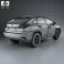 Lexus RX F-sport hybrid 2012 3d model