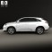 Lexus RX F-sport hybrid 2012 3d model