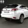 Lexus RX F-sport hybrid 2012 3d model