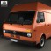 Volkswagen LT Panel Van 1975 3d model