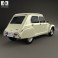 Citroen Dyane 1967 3d model