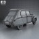 Citroen Dyane 1967 3d model