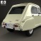 Citroen Dyane 1967 3d model