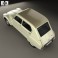 Citroen Dyane 1967 3d model