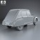 Citroen Dyane 1967 3d model