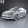 Mitsubishi Lancer sedan 2012 3d model