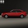 Audi Coupe 1991 3d model