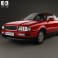 Audi Coupe 1991 3d model