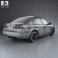 Honda Civic 2001 3d model