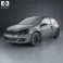 Volkswagen Golf 3-door 2009 3d model