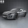 Jaguar F-Type R coupe 2014 3d model