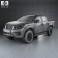 Nissan Navara Double Cab 2015 3d model