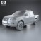 Nissan Navara Double Cab 2015 3d model