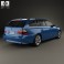 BMW 5 Series touring (E61) 2007 3d model