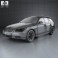 BMW 5 Series touring (E61) 2007 3d model
