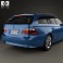 BMW 5 Series touring (E61) 2007 3d model