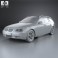 BMW 5 Series touring (E61) 2007 3d model