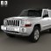 Jeep Commander (XK) Limited 2006 3d model