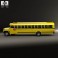 Ford B-700 Thomas Conventional School Bus 1984 3d model