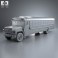 Ford B-700 Thomas Conventional School Bus 1984 3d model