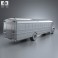 Ford B-700 Thomas Conventional School Bus 1984 3d model