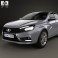 VAZ Lada Vesta 2014 3d model