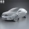 VAZ Lada Vesta 2014 3d model
