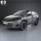 Toyota Harrier 2013 3d model