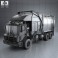 Mack TerraPro Garbage Truck 2007 3d model