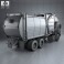 Mack TerraPro Garbage Truck 2007 3d model